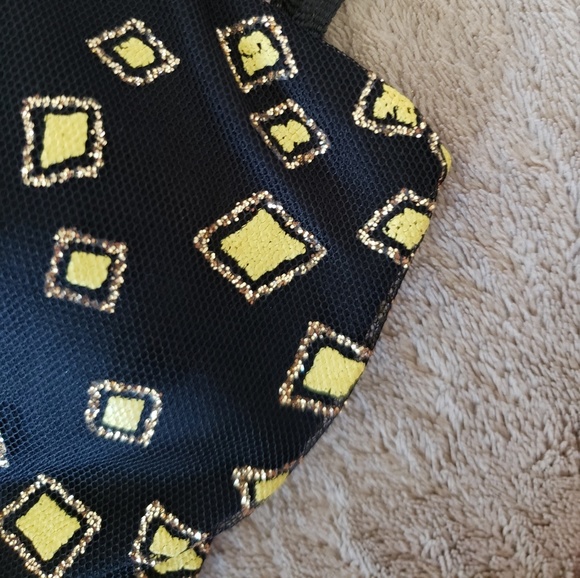 Size Small Black Sparkly Tube Top - Picture 6 of 8